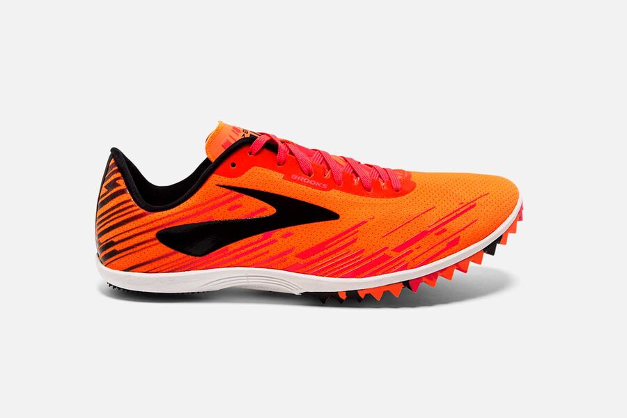 Zapatillas Trail Brooks Mach 18 Spikeless Hombre Naranjas/Rosas/Negras España ZNAF79015
